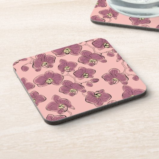 Dessous-de-verre Orchidées phalaenopsis fleurs p (Côté gauche)