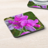 Dessous-de-verre Orchidées violettes (Côté gauche)