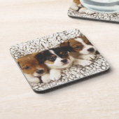 Dessous-de-verre Ordures des chiots (Côté gauche)