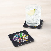 Dessous-de-verre Oreiller Hexagonal de la Séquence de Nombres (Côté Droit)