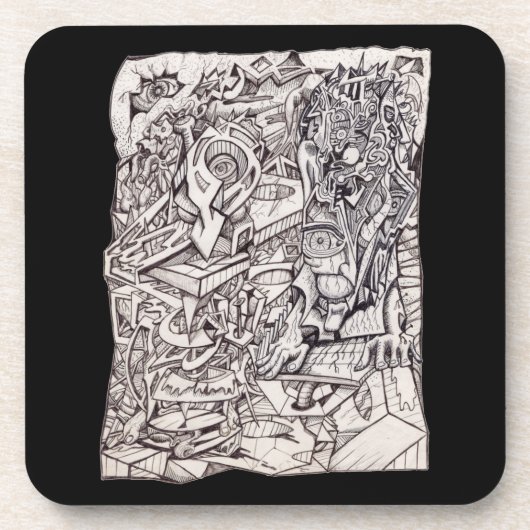 Dessous-de-verre Organe des inquiétudes (Devant)