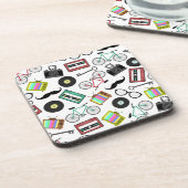 Dessous de verre orientés de liège de hippie (Côté gauche)