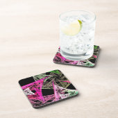 Dessous-de-verre Origami Abstrait coloré (Côté Droit)