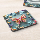 Dessous-de-verre Origami papillon (Côté gauche)