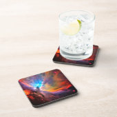 Dessous-de-verre Orion Nebula Space Galaxy contraste élevé (Côté Droit)