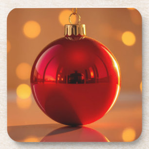 Dessous-de-verre Ornement de boule de Noël