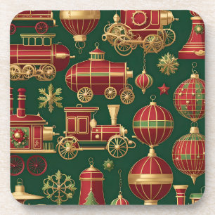dessous de verre ornement de noël steampunk