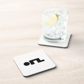 Dessous-de-verre ORZ Emoticon Kaomoji Emoji (Côté Droit)