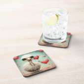 Dessous-de-verre Ostrich Love 3 (Côté Droit)