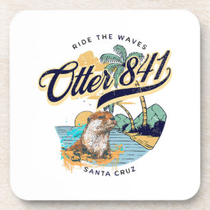 Dessous-de-verre Otter 841 Surfing Otter 841 California Surf Board