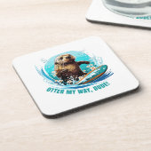 Dessous-de-verre Otter de surf 841 Otter My Way Dude California Ott (Côté gauche)