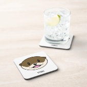 Dessous-de-verre Otter souriant mignon (Côté Droit)