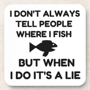 Dessous-de-verre Où je pêche