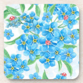 Dessous-de-verre Oublie-moi pas un motif sans soudure (Devant)