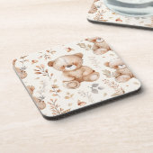 Dessous-de-verre Ours Bébé Beige Cute (Côté gauche)