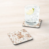 Dessous-de-verre Ours Bébé Beige Cute (Côté Droit)