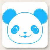 Dessous-de-verre Ours bleu Kawaii Panda (Devant)