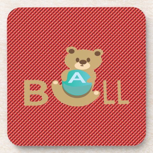 Dessous-de-verre Ours de balle (Devant)