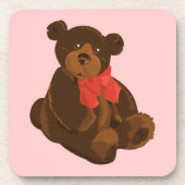 Dessous-de-verre Ours de caricature mignon (Devant)