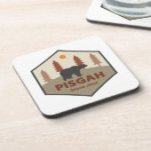 Dessous-de-verre Ours forestier national de Pisgah (Côté gauche)