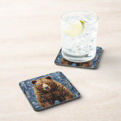 Dessous-de-verre Ours grizzly (Côté Droit)