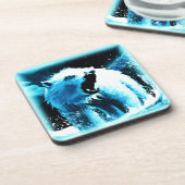 Dessous-de-verre "Ours Polaire En Colère" Belle Peinture. Commandez (Côté gauche)