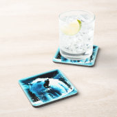 Dessous-de-verre "Ours Polaire En Colère" Belle Peinture. Commandez (Côté Droit)