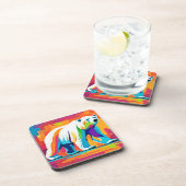 Dessous-de-verre Ours polaire vibrant (Côté Droit)