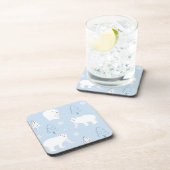 Dessous-de-verre Ours polaires mignons (Côté Droit)