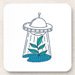 Dessous-de-verre OVNI Alien