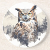 Dessous de verre Owl Sandstone (Devant)