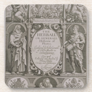 Dessous-de-verre Page titre à la deuxième édition 'du Herball