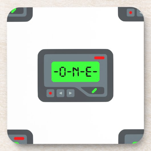 Dessous-de-verre pager émoji (Devant)