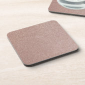 Dessous-de-verre Paillettes Rose Gold Métallisé Joli Féminin Étince (Côté gauche)