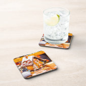 Dessous-de-verre pain d'épices d'Alsace (Côté Droit)