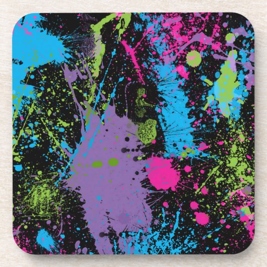 Dessous-de-verre Paint Splater (Devant)