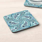 Dessous-de-verre Paisley en bleu bébé (Côté gauche)