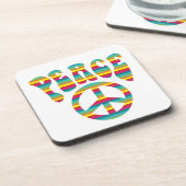 Dessous-de-verre Paix et Amour ! (Côté gauche)