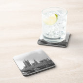 Dessous-de-verre Palais blanc noir de Westminster (Côté Droit)