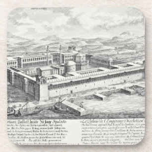 Dessous-de-verre Palais de Diocletian (245-313), fente,