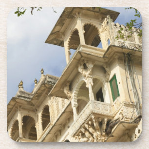 Dessous-de-verre Palais de la ville, Udaipur, Rajasthan, Inde