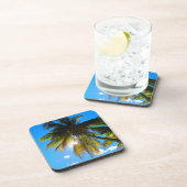 Dessous-de-verre Palm Paradise Ciel Bleu Soleil (Côté Droit)