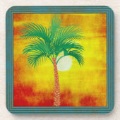 Dessous-de-verre Palm Tree Beverage Coaster (Devant)
