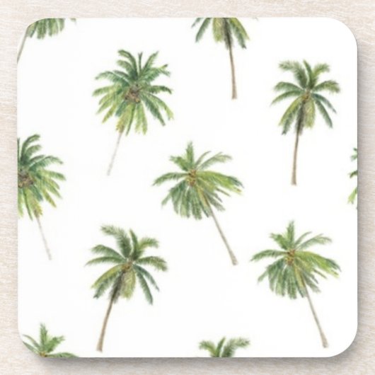 Dessous-de-verre Palm tree pattern (Devant)