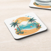 Dessous-de-verre Palmier de Sun Beach (Côté gauche)