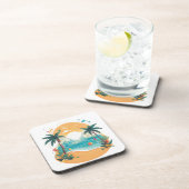 Dessous-de-verre Palmier de Sun Beach (Côté Droit)