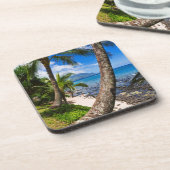 Dessous-de-verre Palmiers le long de la plage de Hideaways (Côté gauche)