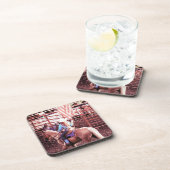 Dessous-de-verre Palomino Rodéo Drapeau Américain Cheval (Côté Droit)