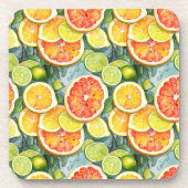 Dessous-de-verre Pamplemousse, citrons, limons et oranges agrumes (Devant)