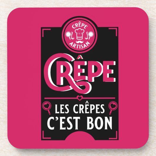 Dessous-de-verre Pancakes français (Devant)